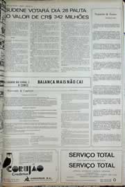 Página do jornal Correio do Ceará de setembro de 1972