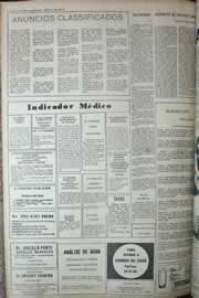 Página do jornal Correio do Ceará de setembro de 1972
