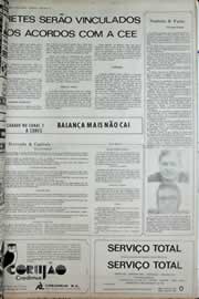 Página do jornal Correio do Ceará de setembro de 1972