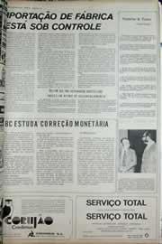 Página do jornal Correio do Ceará de setembro de 1972