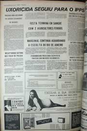Página do jornal Correio do Ceará de setembro de 1972