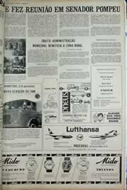 Página do jornal Correio do Ceará de setembro de 1972