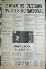 Página do jornal Correio do Ceará de outubro de 1972