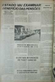 Página do jornal Correio do Ceará de outubro de 1972