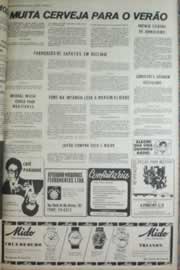 Página do jornal Correio do Ceará de outubro de 1972