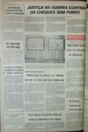 Página do jornal Correio do Ceará de outubro de 1972