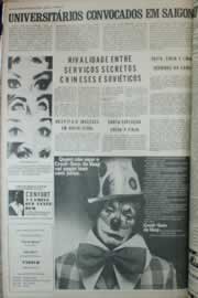 Página do jornal Correio do Ceará de outubro de 1972