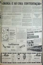 Página do jornal Correio do Ceará de outubro de 1972