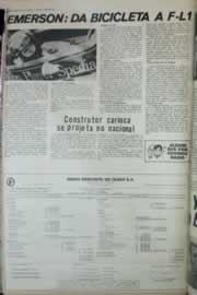Página do jornal Correio do Ceará de outubro de 1972