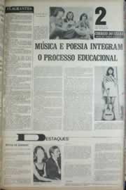 Página do jornal Correio do Ceará de outubro de 1972
