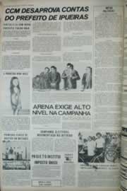 Página do jornal Correio do Ceará de outubro de 1972