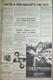 Página do jornal Correio do Ceará de outubro de 1972