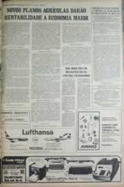 Página do jornal Correio do Ceará de outubro de 1972