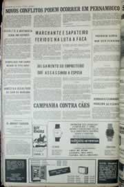 Página do jornal Correio do Ceará de outubro de 1972