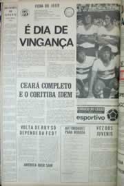 Página do jornal Correio do Ceará de outubro de 1972