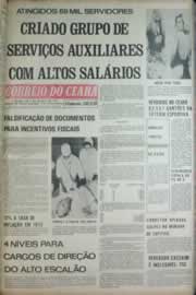 Página do jornal Correio do Ceará de outubro de 1972