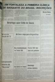 Página do jornal Correio do Ceará de outubro de 1972