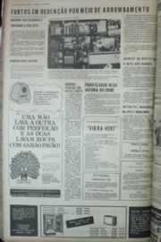 Página do jornal Correio do Ceará de outubro de 1972