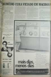 Página do jornal Correio do Ceará de outubro de 1972