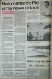 Página do jornal Correio do Ceará de outubro de 1972