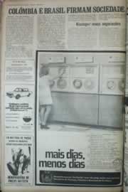 Página do jornal Correio do Ceará de outubro de 1972