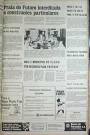 Página do jornal Correio do Ceará de outubro de 1972