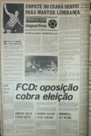 Página do jornal Correio do Ceará de outubro de 1972