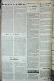 Página do jornal Correio do Ceará de outubro de 1972