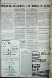 Página do jornal Correio do Ceará de outubro de 1972