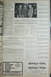 Página do jornal Correio do Ceará de outubro de 1972