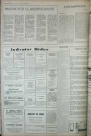 Página do jornal Correio do Ceará de outubro de 1972