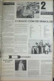 Página do jornal Correio do Ceará de outubro de 1972