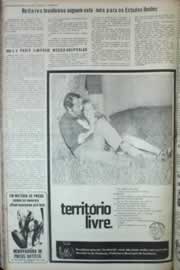 Página do jornal Correio do Ceará de outubro de 1972
