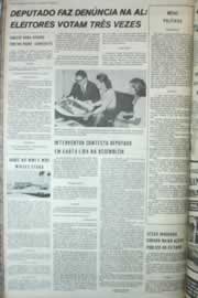 Página do jornal Correio do Ceará de outubro de 1972