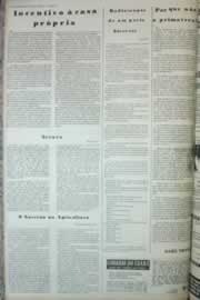 Página do jornal Correio do Ceará de outubro de 1972
