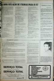 Página do jornal Correio do Ceará de outubro de 1972