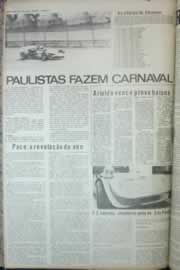 Página do jornal Correio do Ceará de outubro de 1972