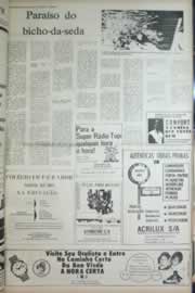 Página do jornal Correio do Ceará de outubro de 1972