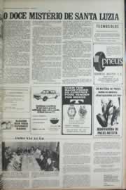 Página do jornal Correio do Ceará de outubro de 1972