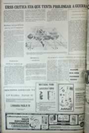 Página do jornal Correio do Ceará de novembro de 1972
