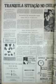 Página do jornal Correio do Ceará de novembro de 1972