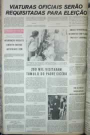 Página do jornal Correio do Ceará de novembro de 1972