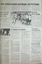 Página do jornal Correio do Ceará de novembro de 1972