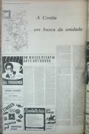 Página do jornal Correio do Ceará de novembro de 1972