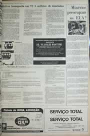 Página do jornal Correio do Ceará de novembro de 1972
