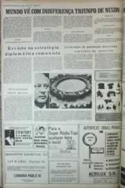Página do jornal Correio do Ceará de novembro de 1972
