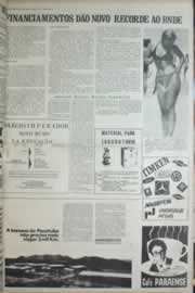 Página do jornal Correio do Ceará de novembro de 1972