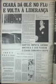 Página do jornal Correio do Ceará de novembro de 1972