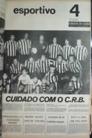 Página do jornal Correio do Ceará de novembro de 1972