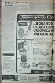 Página do jornal Correio do Ceará de novembro de 1972